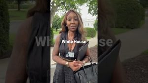 Ericka Alston Buck reporting for BmoreNews.com at The White House
