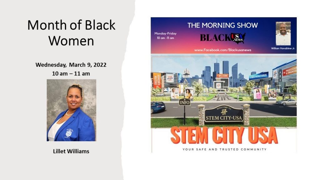 Lillet Williams – BlackUSA.news Morning Show #MoBW