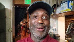 Omar Muhammad of the EDAC at Morgan State attends Grand Opening of Darker Than Blue Grille Omar Muhammad of the EDAC at Morgan State attends Grand Opening of Darker Than Blue Grille