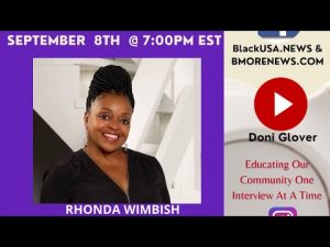 Sista Biz with Nicole and Tamara: 9/8/2021  Guest: Rhonda Wimbish