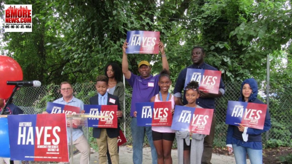 Delegate Antonio Hayes for State Senate