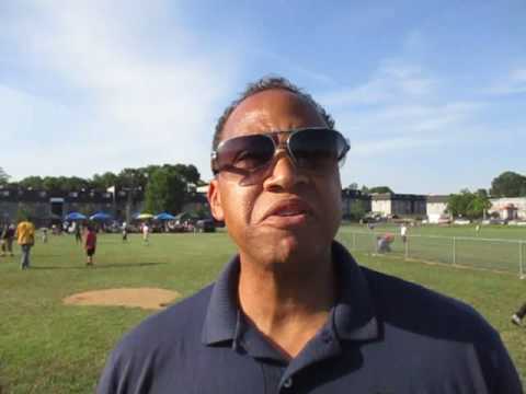 Coach Gerald Quarles, Family Day 2016, James Mosher Baseball. www.jamesmosherbaseball.org