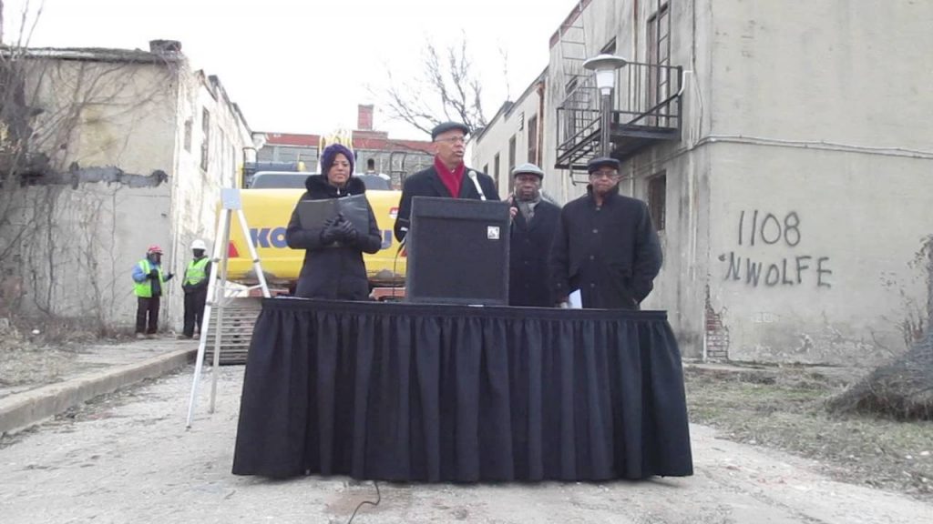 Lt. Gov. Boyd Rutherford at Eager Park in East Baltimore