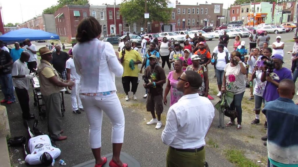 Sheila Dixon Back-to-School Message in East Baltimore, Aug. 29, 2015