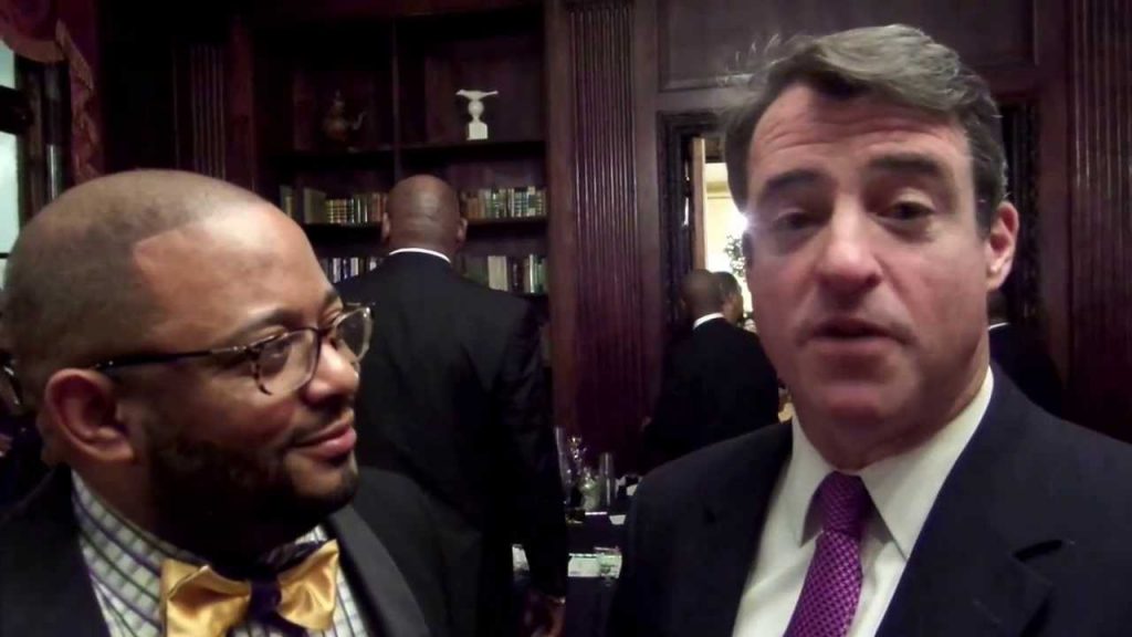 Harford County’s Cornelius Scott and Doug Gansler in Oxon Hill