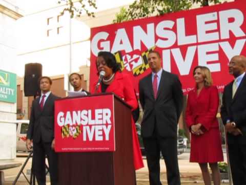 Baltimore City Comptroller Joan Pratt Introduces Jolene Ivey, Lt. Gov. Candidate with Doug Gansler