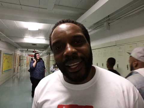 Chad Coleman (“Cutty”) of HBO’s The Wire, theBALTIMOREWakeUp, 10.13.12