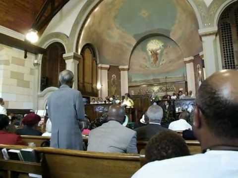 Rev. Vernon Dobson Honored by Singer Natalie Carter Rev. Vernon Dobson Honored by Singer Natalie Carter