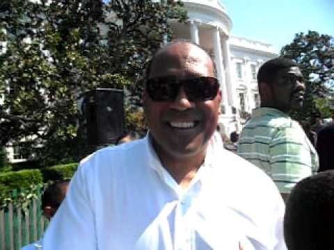 Media Personality Frank Ski (Atlanta, Baltimore) at White House Easter Egg Roll 2011