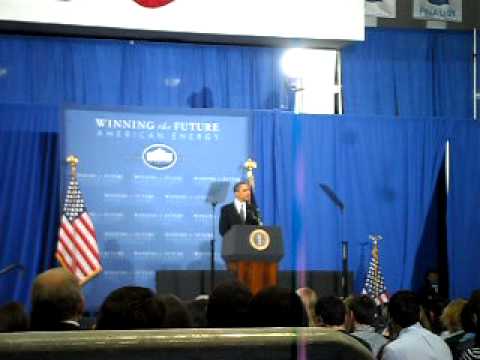 Pres. Obama at Georgetown University, Pt. 3 (Steven Chu, Nobel Peace Prize)