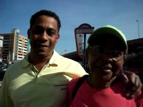 Eric and Lillie White (Eric’s mother) at Farmers’ Market, May 30 2010, Baltimore