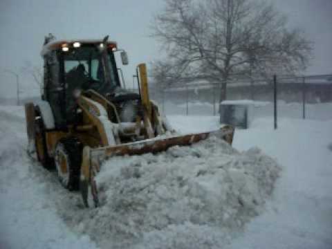 Baltimore Blizzard 2010, Pt. 2 – 2.10.10 – 10:15 am: Snow Plowing