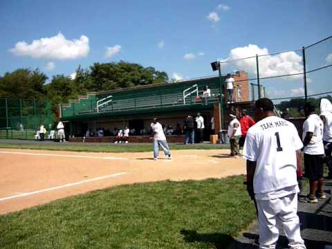 Melo vs. Mario in Softball, 9.5.09 – “Batter up!”