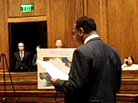 State Sen. C. Anthony Muse: MD Gov.’s Redistricting Hearing, Annapolis, 12.22.11