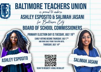 Ashley Esposito came in 1st and Salimah Jasani came in 4th. These four square-off in Nov. 8th General Election.