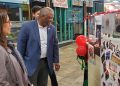 Rushern Baker and Nancy Navarro visited the Avenue Market during his campaign before he ultimately dropped out of MD Governor's race.