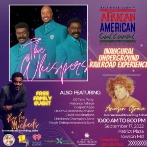 Baltimore County African American Cultural Festival, Sept. 17th, Towson