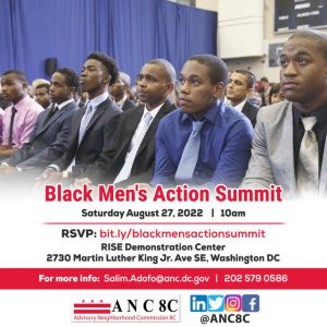 Commissioner Salim Adofo: Black Men’s Action Summit, Aug. 27th, Washington, D.C.
