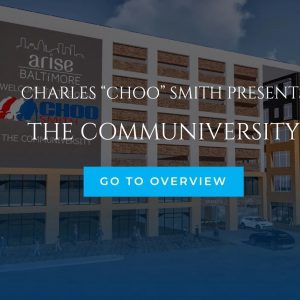 aRise Baltimore CommuniVersity, 4701 Greenspring Avenue, is on the way!