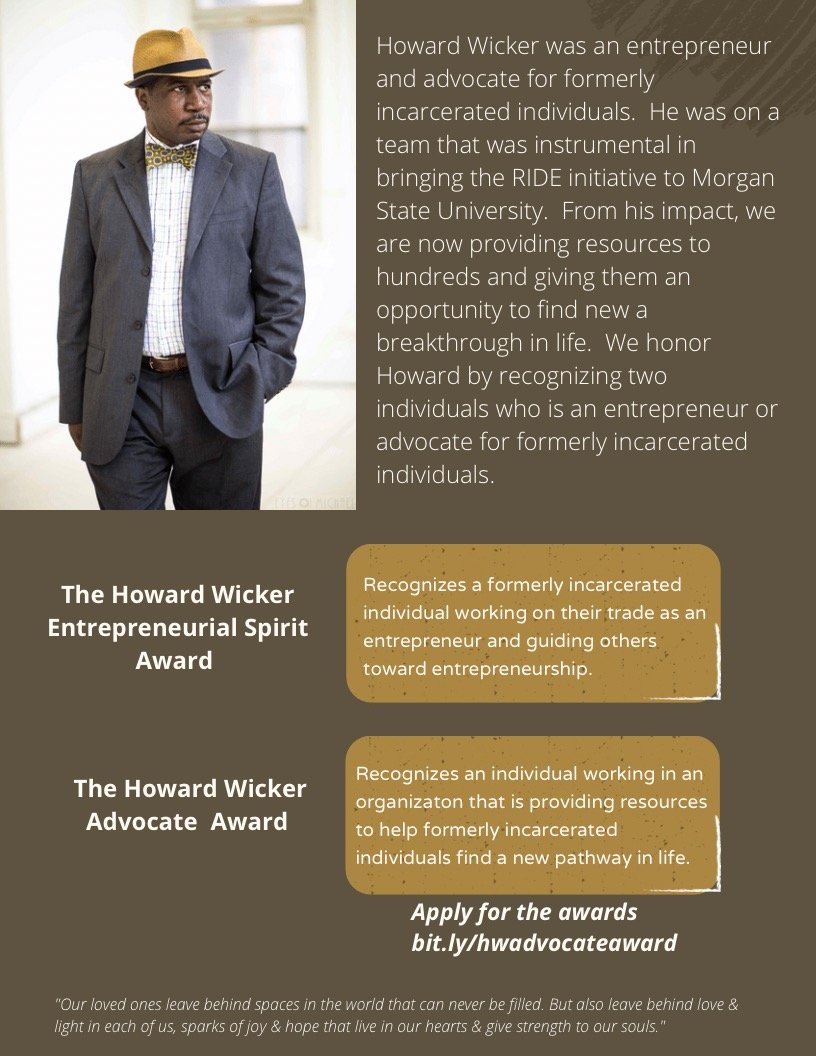 Howard Wicker: Entrepreneur & Advocate for Formerly Incarcerated Individuals