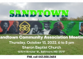 RSVP to https://sandtowncommunitymeeting.eventbrite.com