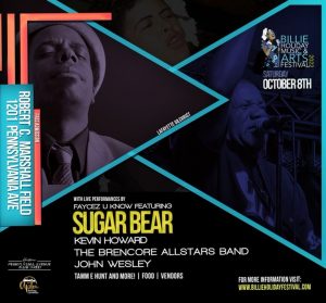 Billie Holiday Music & Arts Festival @Robert C. Marshall Field, Pennsylvania Avenue, on Sat., Oct. 8th
