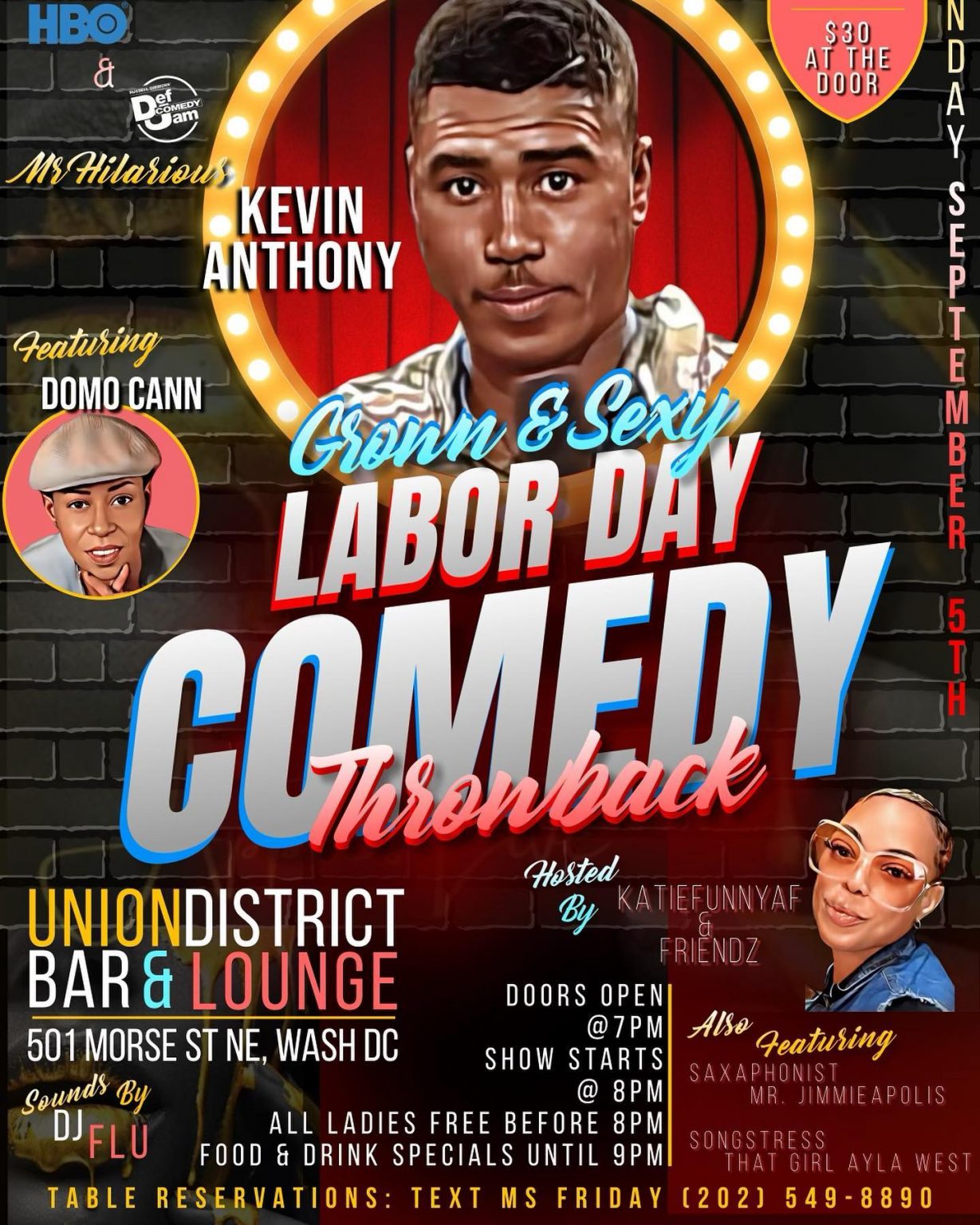 Appleslivecomedy presents … Grown & Sexy Labor Day Comedy Throwback Appleslivecomedy presents … Grown & Sexy Labor Day Comedy Throwback