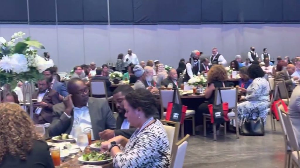 Ricky Smith, Executive Director of BWI-Marshall Airport, Addresses Synergy BWI Luncheon Attendees