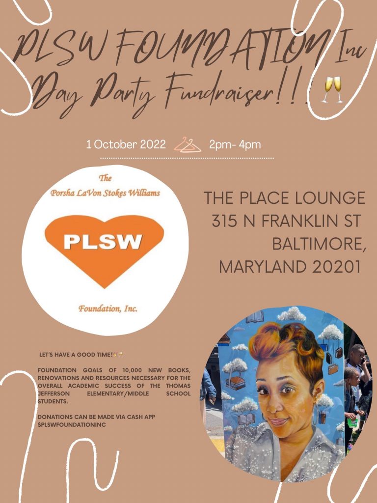 Porsha La’Von Stokes Williams Foundation Fundraiser at The Place, 315 W. Franklin St., Oct. 1st