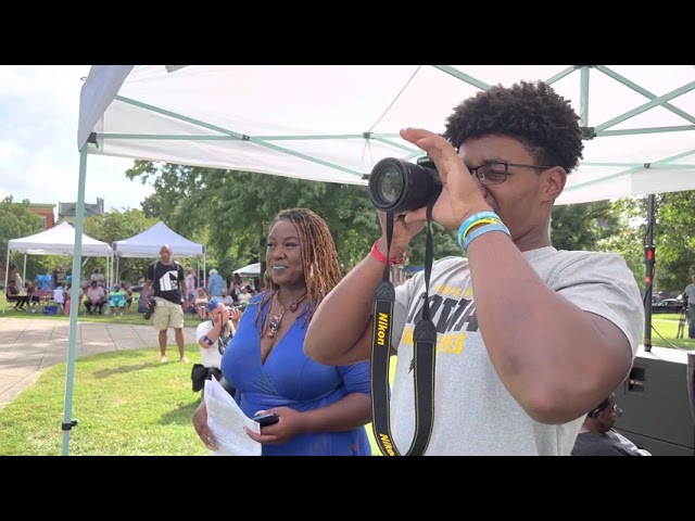 Baltimore Mayor attends Jazz Festival at Lafayette Square hosted by Lady Brion