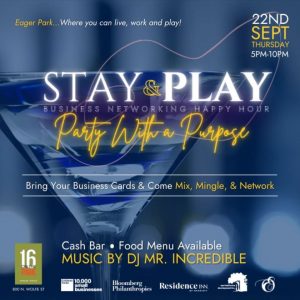 Stay & Play in Eager Park, Sept. 22nd, 5-10 pm