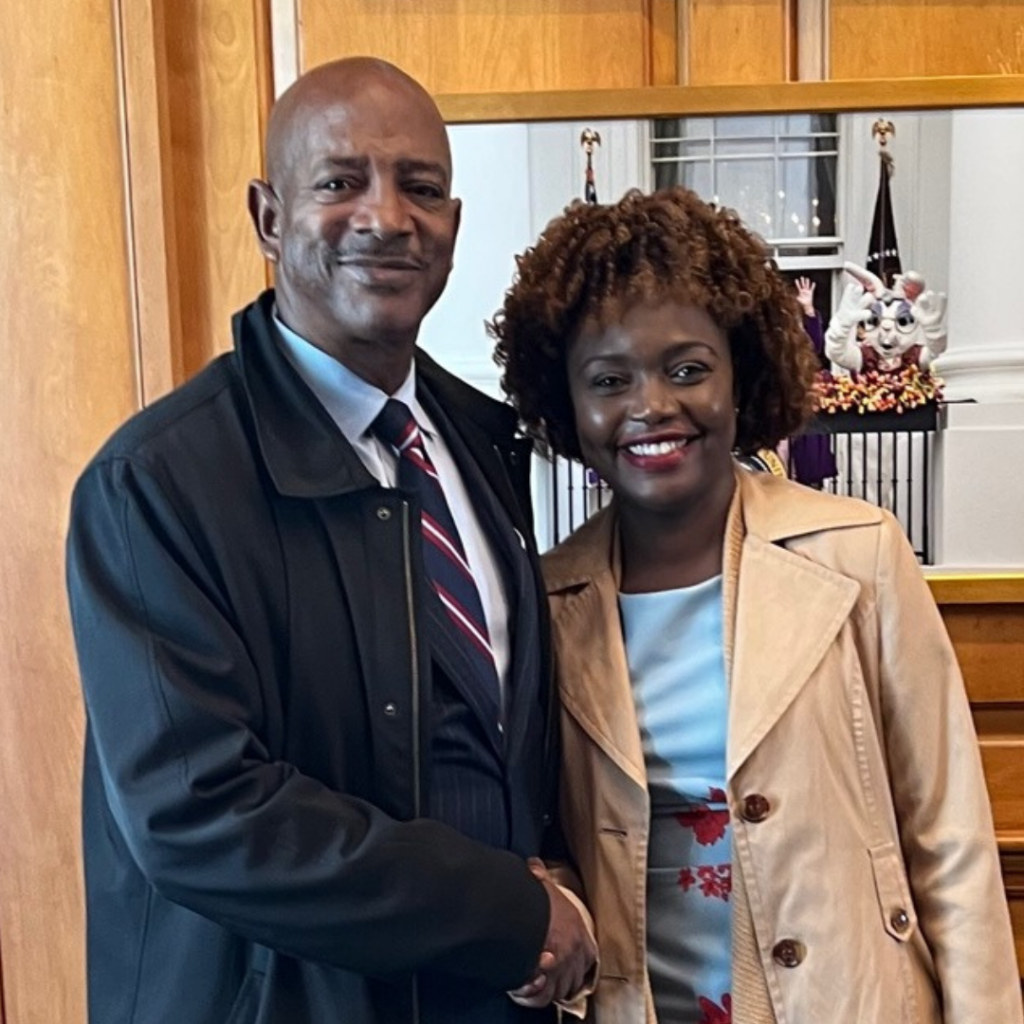 BmoreNews Publisher Meets White House Press Sec. Karine Jean-Pierre