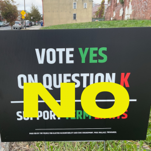EDITORIAL: Prof. Gibson Says Vote “NO” to Question K: It does not serve our community!