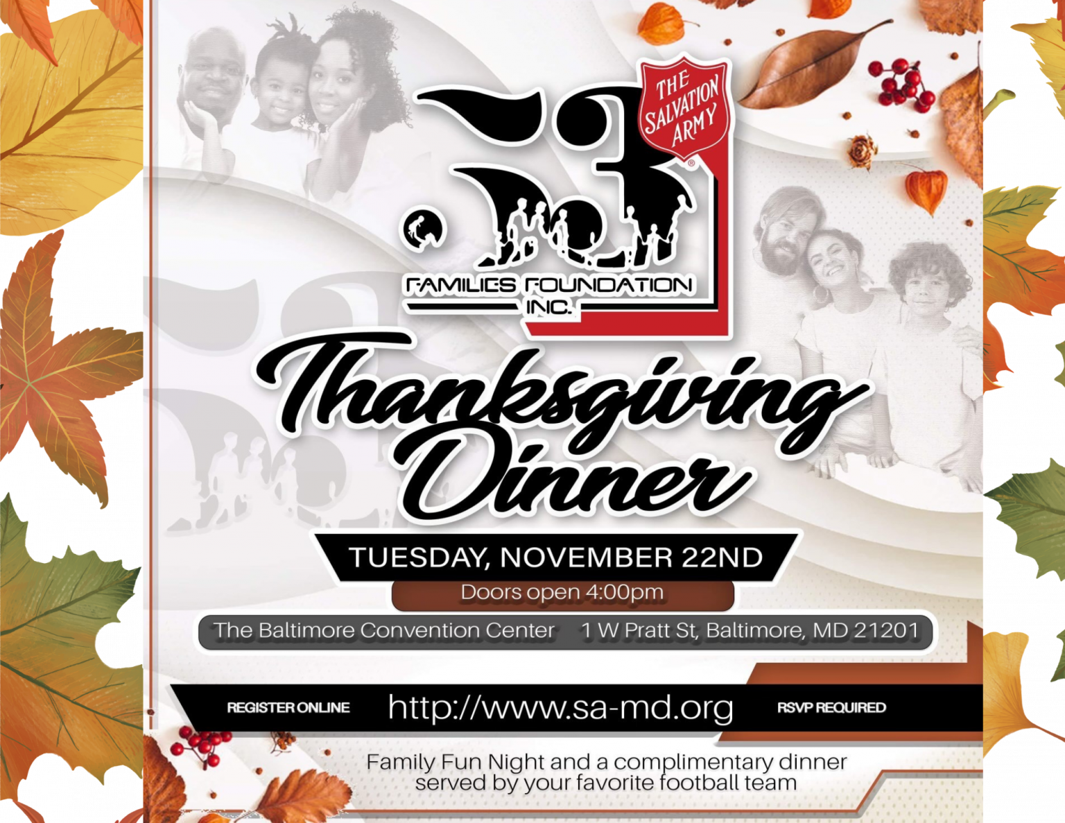53 Families Thanksgiving Event