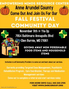 Empowering Minds: ANNE ARUNDEL COUNTY COMMUNITY DAY EVENT