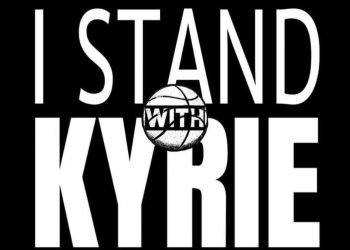 “I STAND WITH KYRIE” tees on sale now!