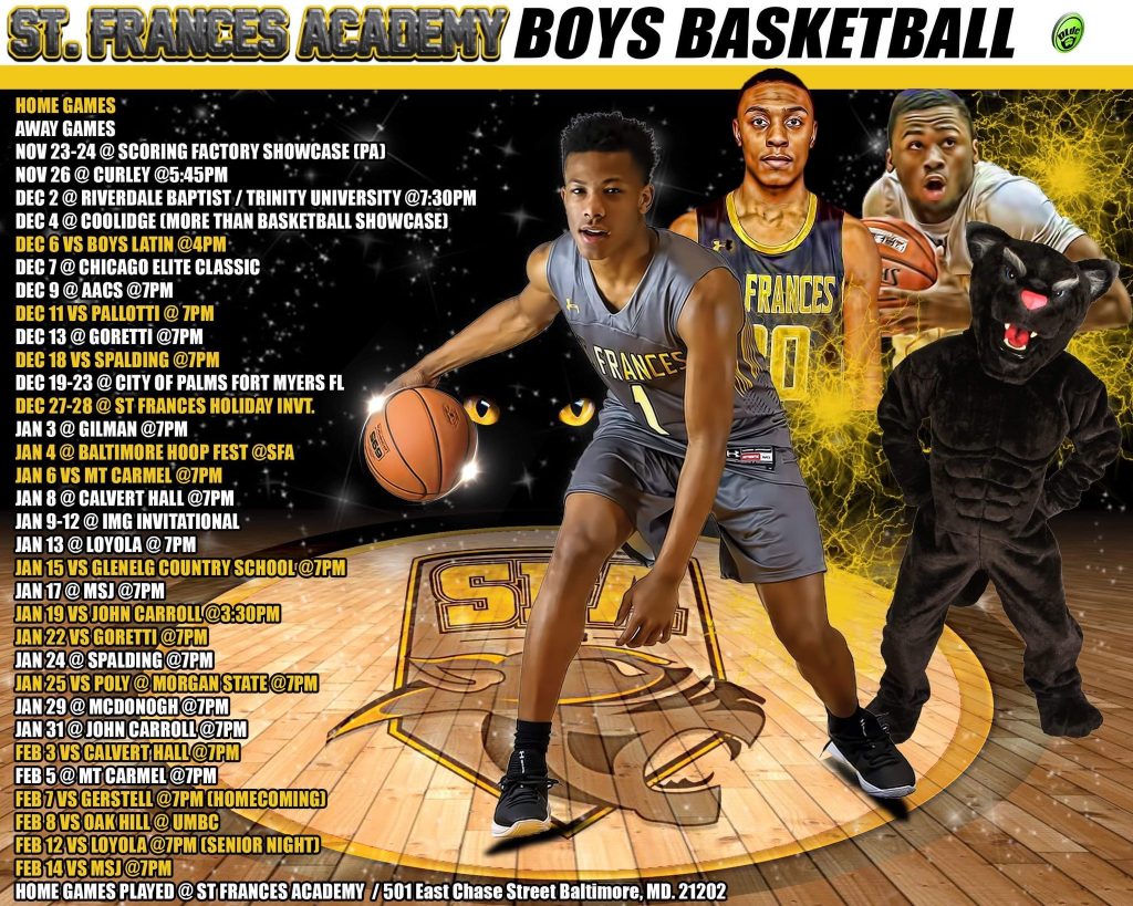 St. Frances Boys Basketball 2022-23