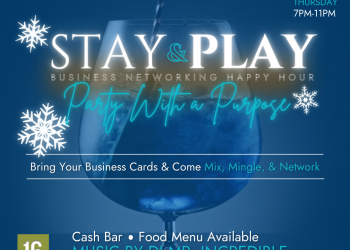 Stay & Play on Dec. 15th at Residence Inn, 800 N. Wolfe St.