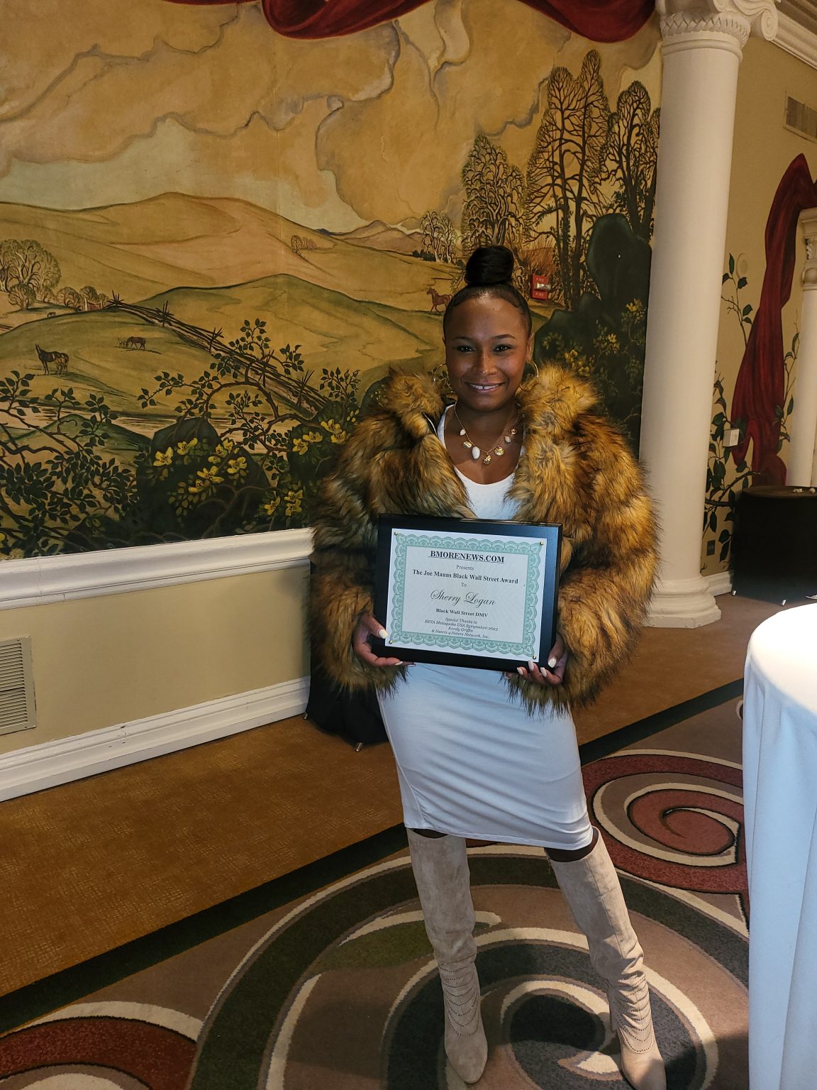 Sherry Logan Recognized at Black Wall Street DMV