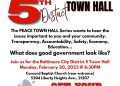 BALTIMORE: 5th District Town Hall, Feb. 20th, Concord Baptist Church