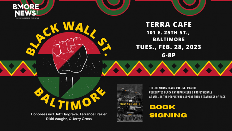 Black Wall St. BALTIMORE & Book Signing "I Am Black Wall St." by D. Glover