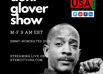 Doni Glover Show airs M-F at 9 am EST on YouTube, Facebook, LinkedIn, and Twitter. The show streams LIVE also on STEMCITYUSA.com
