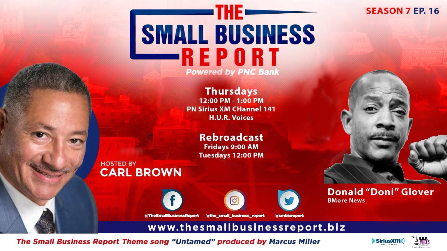 Doni Glover on The Small Business Report with Carl Brown