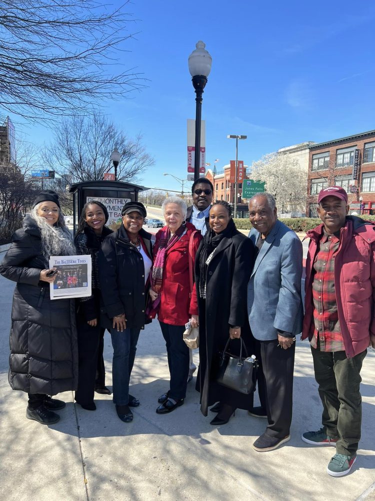 (L to R) - Marsha Jews, Alexis Sayles, Sharon Bunche, Joy Bramble, Troy Hackley, Paris Brown, Kenny Brown, & Doni Glover.