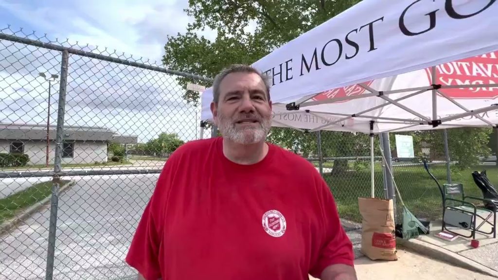 Salvation Army’s Major Roger Glick and team clean up Pinderhughes property in Sandtown. Salvation Army’s Major Roger Glick and team clean up Pinderhughes property in Sandtown.