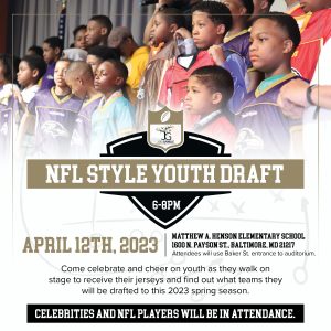 West Baltimore Flag Football League Returns with NFL-Style Youth Draft, April 12th
