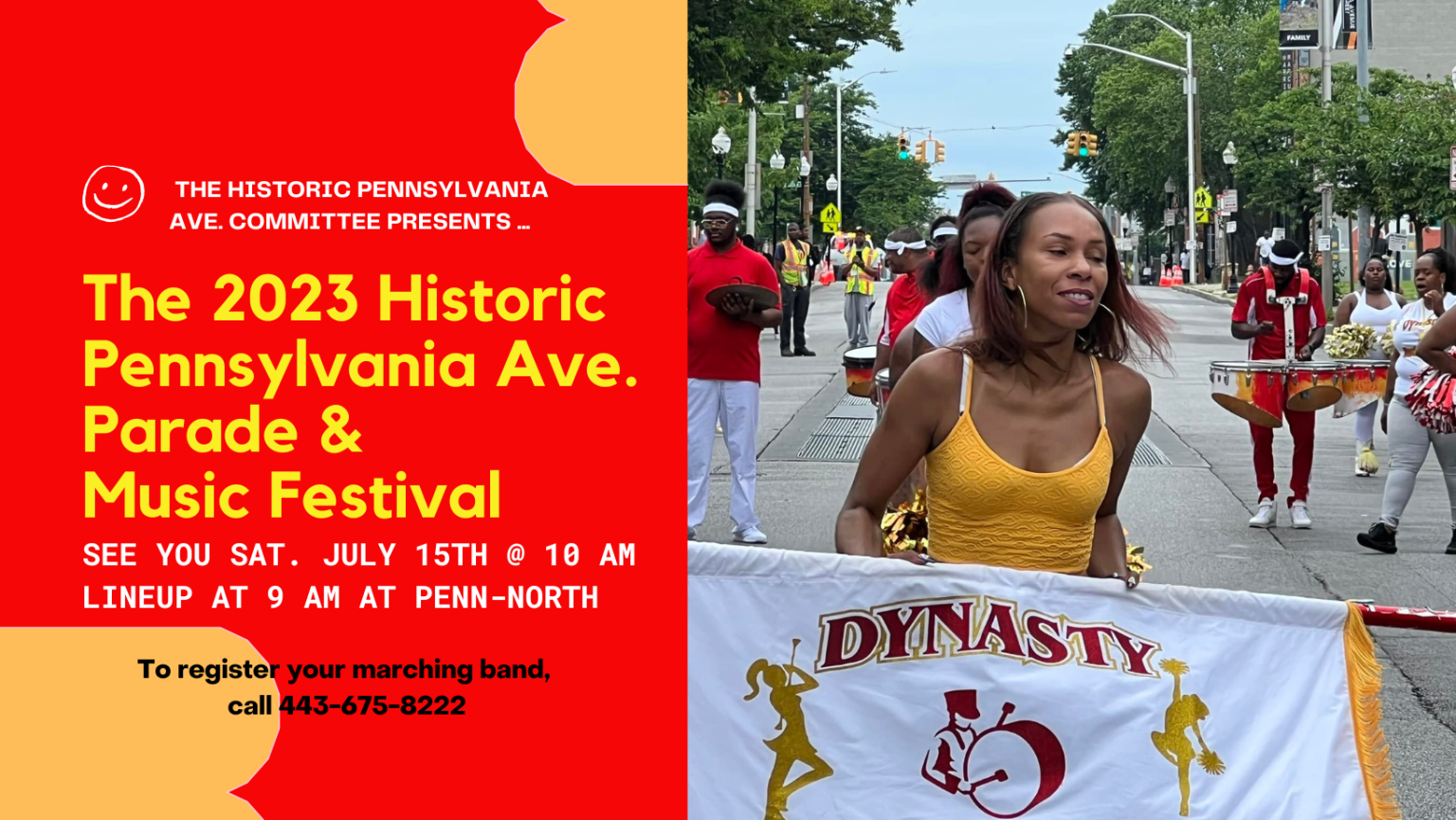 The 2023 Historic Pennsylvania Ave.  Parade &  Music Festival