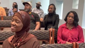 Paula Campbell speaks at Black Wall Street ATLANTA
