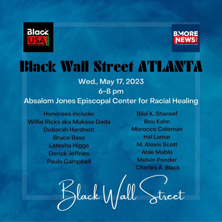 Black Wall Street ATLANTA is Set for May 17th