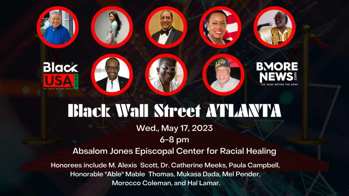 Black Wall Street ATLANTA is Set for May 17th at the Absalom Jones